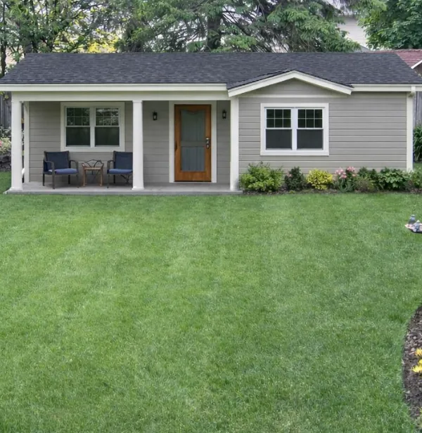 Backyard ADU construction project in Dallas